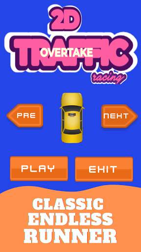 2D Traffic Overtake Racing screenshot 3