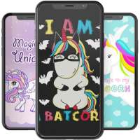 Magical Cute Unicorn Wallpaper logo