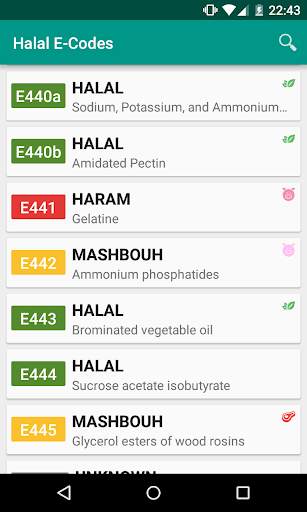 Halal E-Numbers screenshot 1