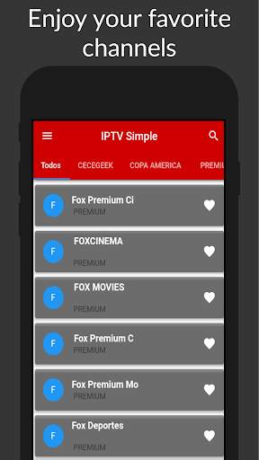 Simple IPTV player screenshot 2