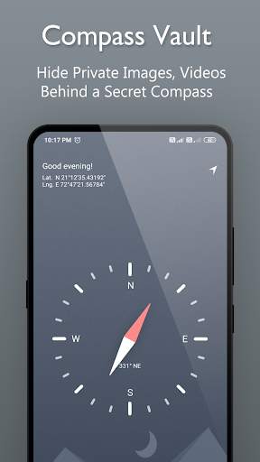 🇮🇳 Compass Vault AppLock- Hide Photo Video Lock screenshot 1