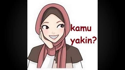 Stiker Hijab Cantik Lucu untuk WhatsApp screenshot 1