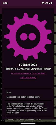 FOSDEM 2023 Schedule screenshot 8