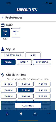 Supercuts Online Check-in screenshot 4