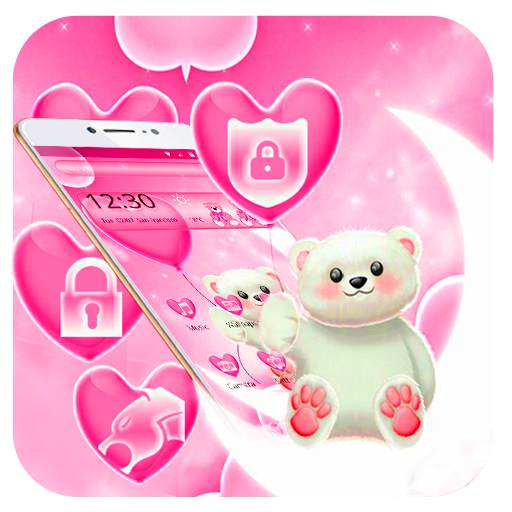 Cute Pink Teddy Theme 1.1.6