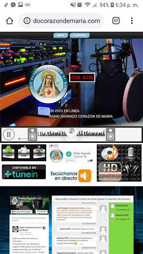 Radio Sagrado Corazon de Maria screenshot 2