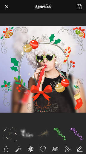 Christmas Card PIP Art Camera Maker screenshot 5