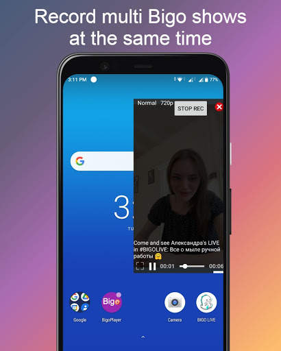 Floating Player, Recorder for BIGO LIVE screenshot 1