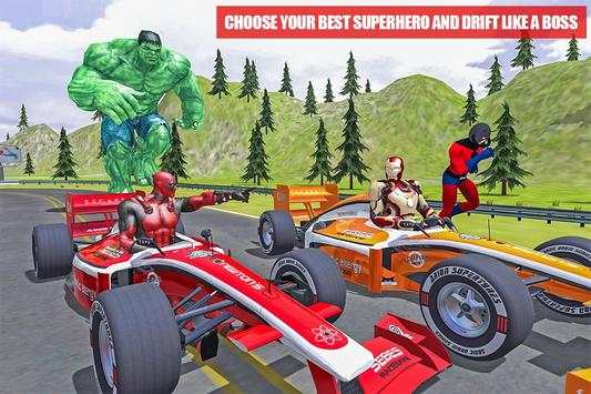 Superhero Real Car Racing Stunts: Super Hero Games screenshot 6
