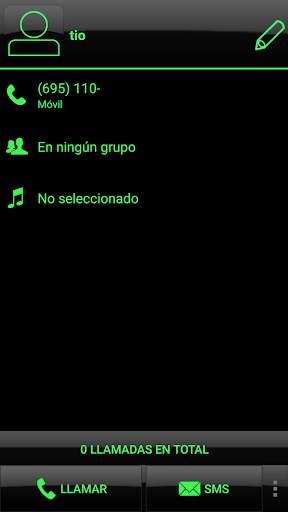 THEME BIG DARK GREEN EXDIALER screenshot 4