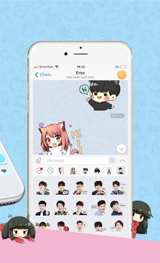 Takao Sticker - WhatsApp Sticker & maker screenshot 3