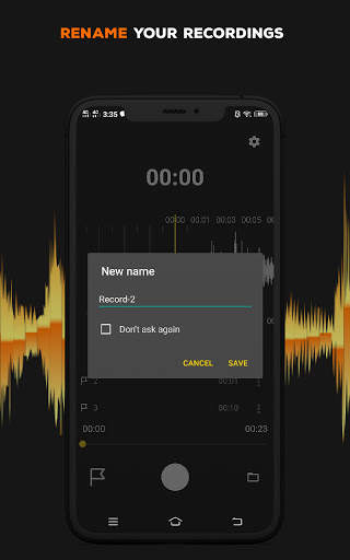 voice recorder app free for android screenshot 4