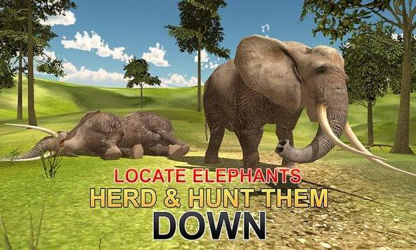 Angry Elephant Hunter 3D screenshot 1