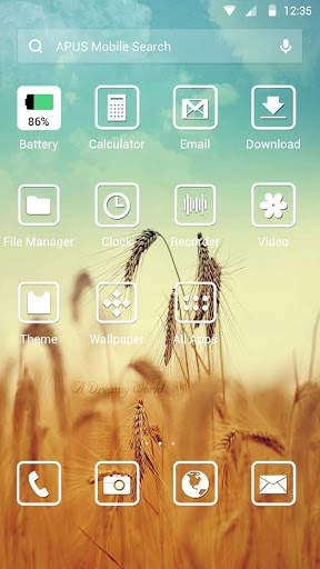 أحلام-APUS Launcher theme 2 تصوير الشاشة