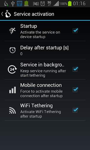 Auto WiFi Tethering screenshot 2