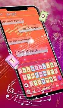 Brilliant Music Player Keyboard Theme screenshot 2
