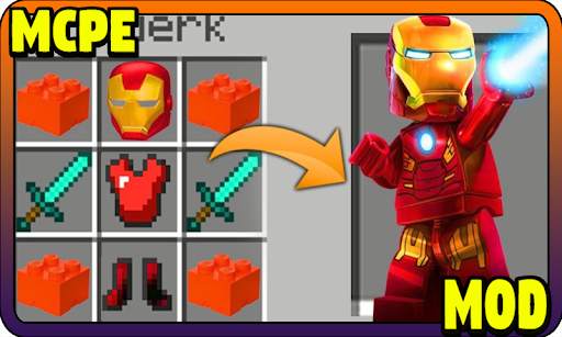 Addon Iron Man MCPE - Minecraft Mod screenshot 1