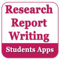 Research Report Writing - Students Apps