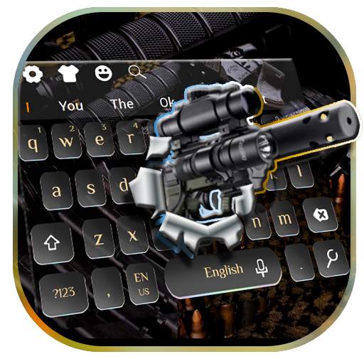 Mortar Gun keyboard Theme 10001003