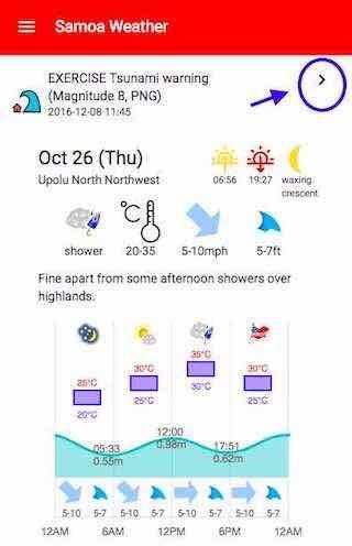 Samoa Weather screenshot 2