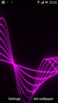 Nexus Neon Wave HD LWP screenshot 7