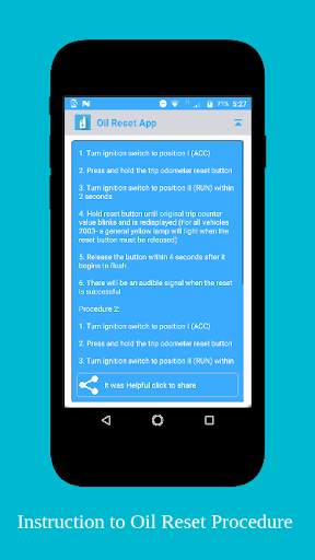 Oil Reset App screenshot 5