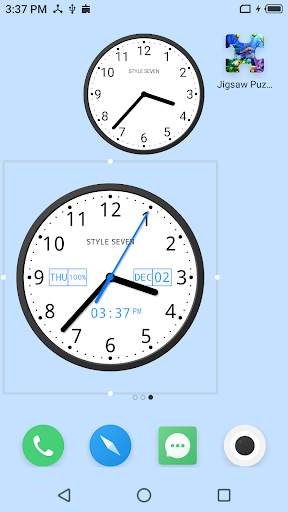 Light Analog Clock-7 6 تصوير الشاشة