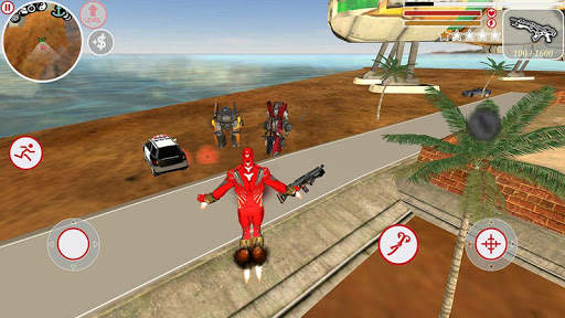 Super Iron Rope Hero - Fighting Gangstar Crime screenshot 2