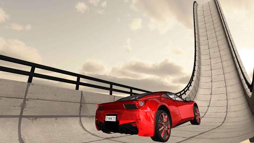 Sky Car Driving on Extreme Stunt Track screenshot 3