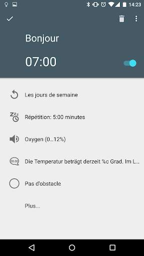 AlarmDroid (réveil) screenshot 6
