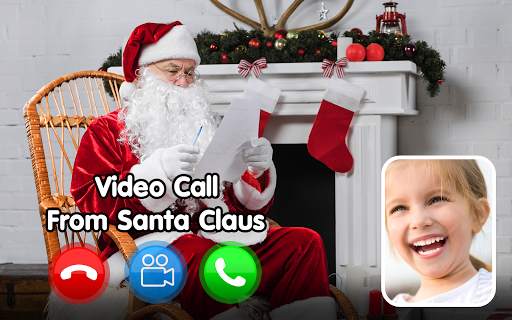 Video call from Santa Claus and Texting  Simulated screenshot 3