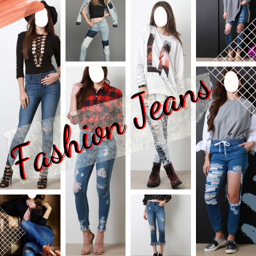Girls Jeans Fashion Suit icon