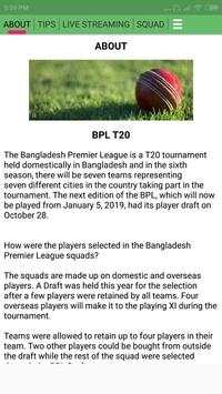 BPL T-20 cricket match prediction screenshot 4