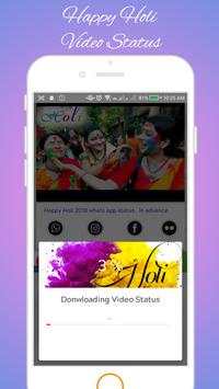 Happy Holi Video Status screenshot 1