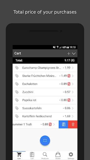 Shopping List – Comparator screenshot 2