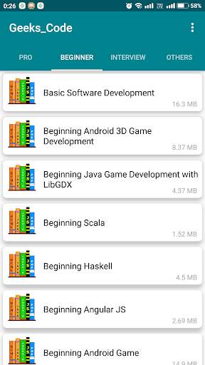 Geeks Code: All Programming Books in one place screenshot 4