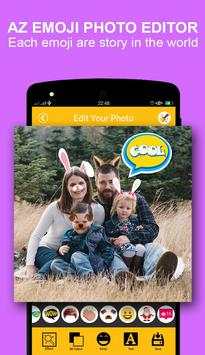 AZ emoji photo editor – free stickers screenshot 3