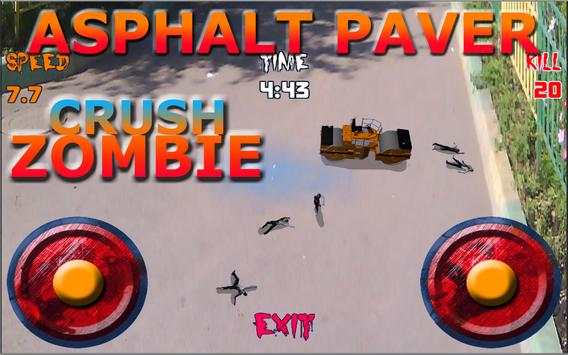 Asphalt Paver Crush Zombie screenshot 1