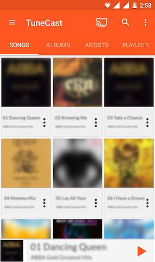 TuneCast DLNA Music Player 4 تصوير الشاشة