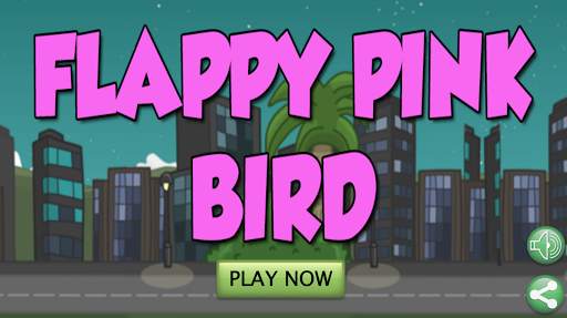Flappy Pink Bird screenshot 1