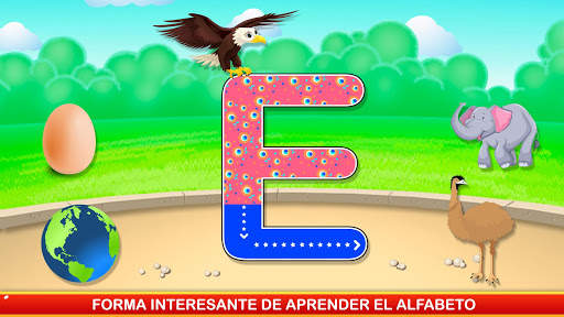 Rastreando y aprendiendo alfabetos - Escritura Abc screenshot 1
