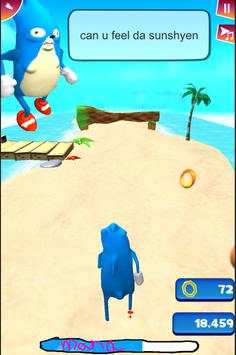 Go Sanic Goo! Runner MLG Hyper Meme Dash скриншот 3
