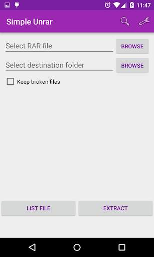 Simple Unrar screenshot 1