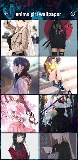 anime girl wallpaper screenshot 2