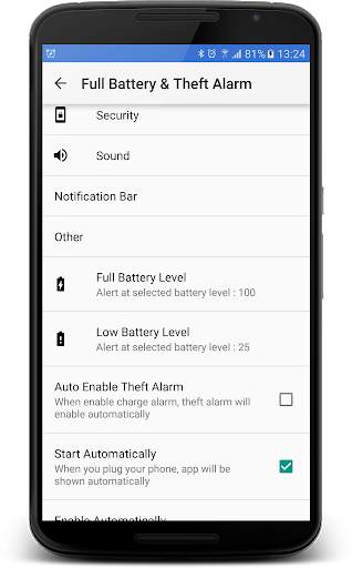 Full Battery & Theft Alarm screenshot 6