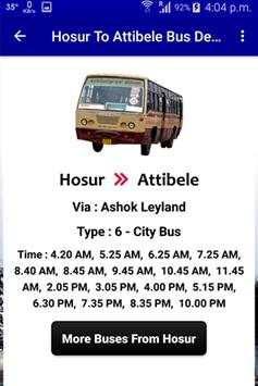 Hosur Bus Info screenshot 6