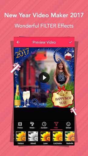 New Year Movie Maker screenshot 4