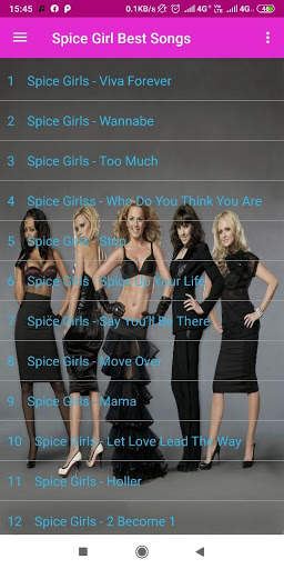 Spice Girl Best Hits Mp3 Offline screenshot 1
