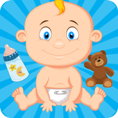 Funny babysitting games icon