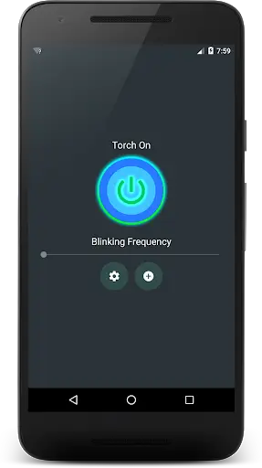 Flashlight - Torch widget screenshot 1